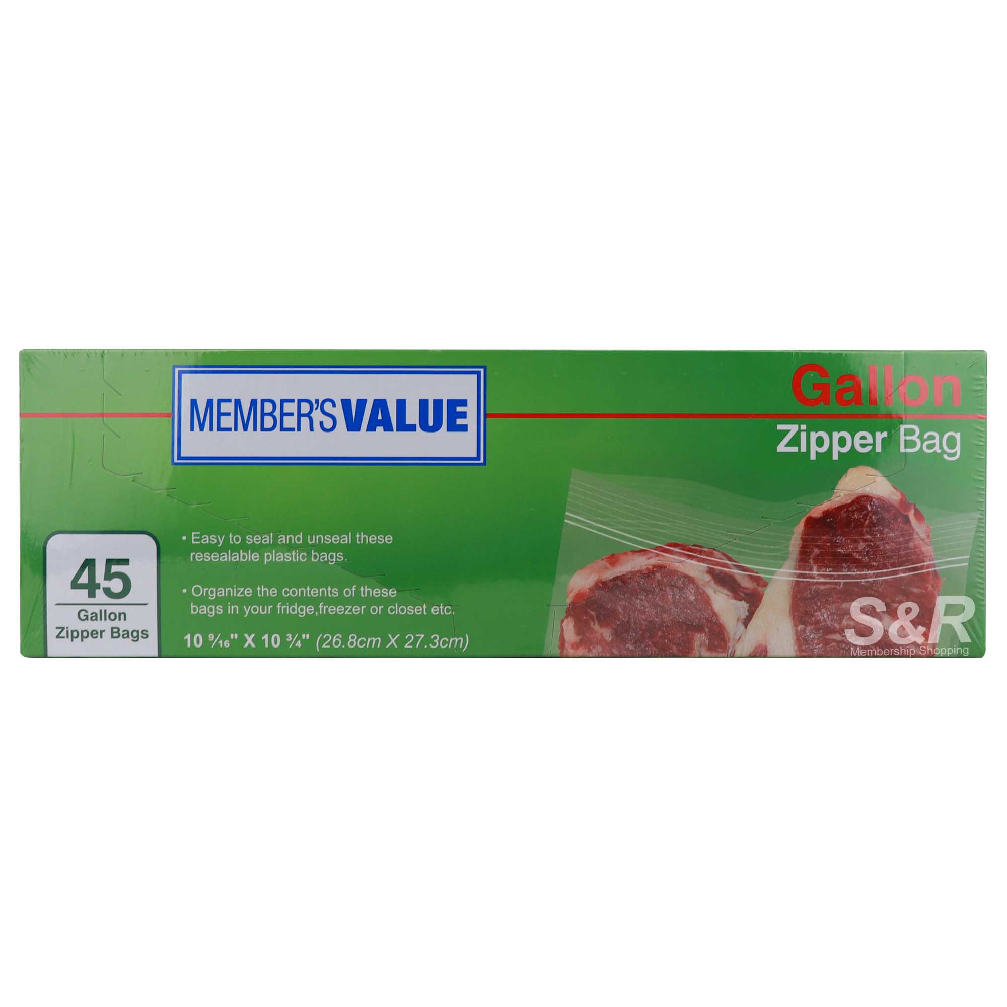 Member's Value Gallon Zipper Bag 45pcs Member's Value Gallon Zipper Bag 45pcs